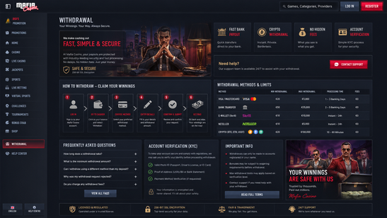 mafia casino Gameplay