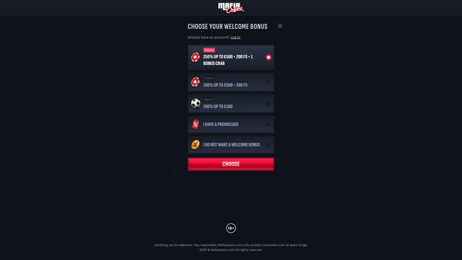 mafia casino Jeu